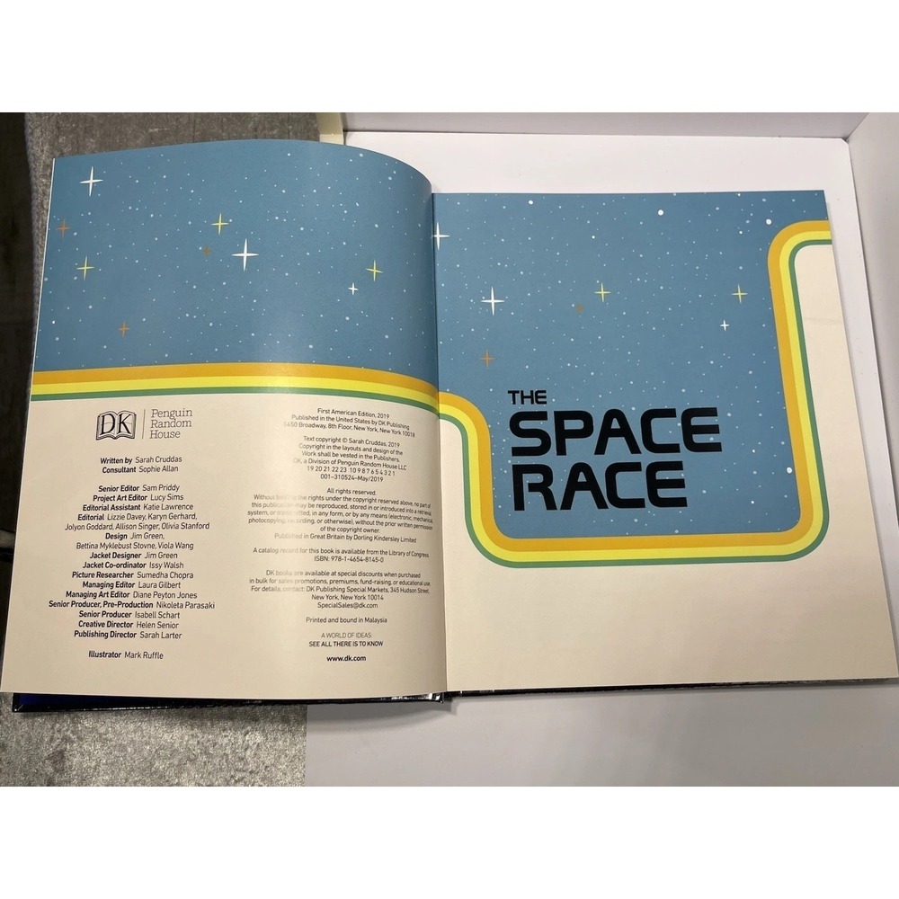 The Space Race: The journey to the Moon and beyond - Hardcover GOOD First Am Ed - Picture 6 of 8